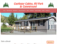 Tablet Screenshot of castlegarrvpark.com
